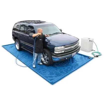 Garage PVC Diy Water Containment Mat Portable Car Wash With Water Capture System