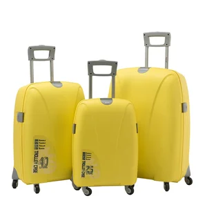 PP Classic Hand Luggage Trolley 18 22 26 Inch 3 PCS Luggage Sets for Long Distance Travel Durable Rolling Suitcase