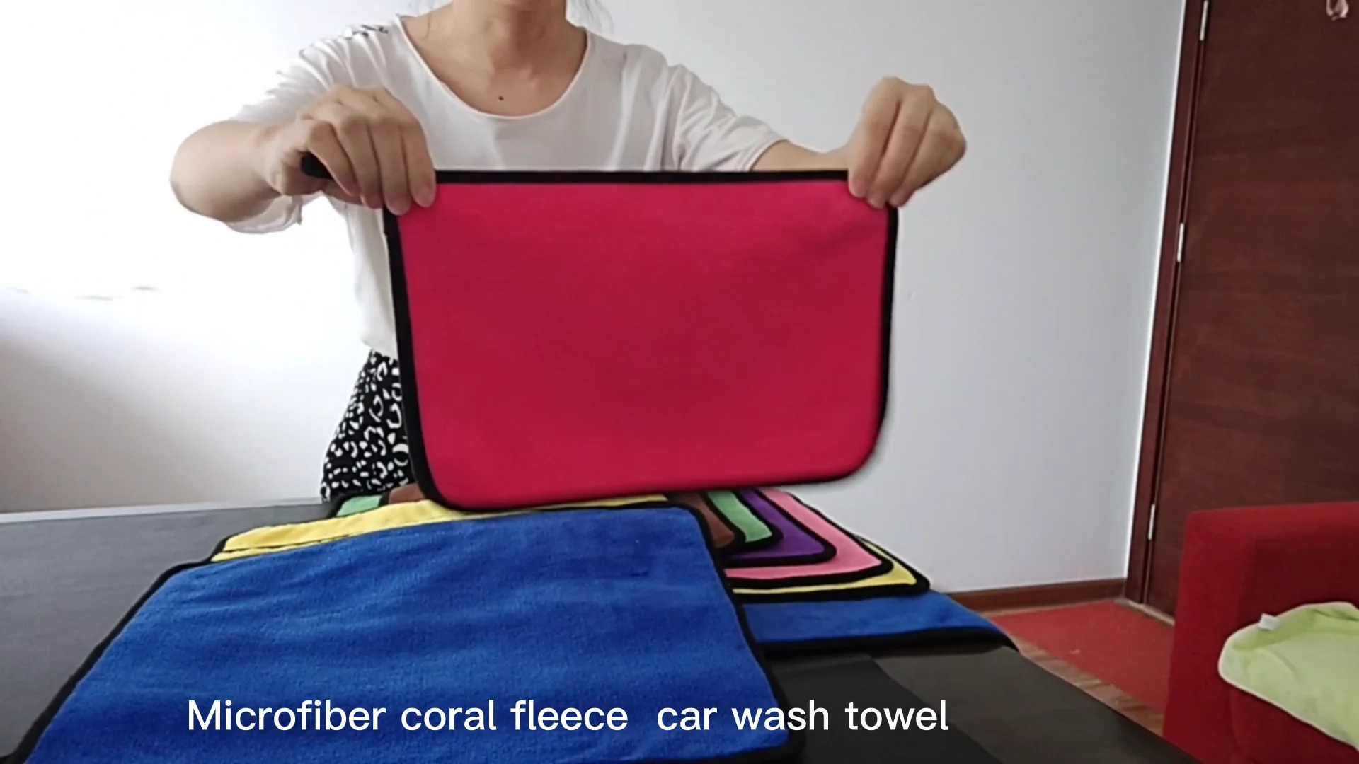 1400gsm 1200 Gsm Coral Fleece Plush Thickness Microfiber Drying Towel