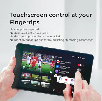 YoloLiv YoloBox Pro All-in-one Portable Multi-Cam Live Streaming Studio Encoder Recorder Switcher (USA, Canada, Mexico Region) detail image