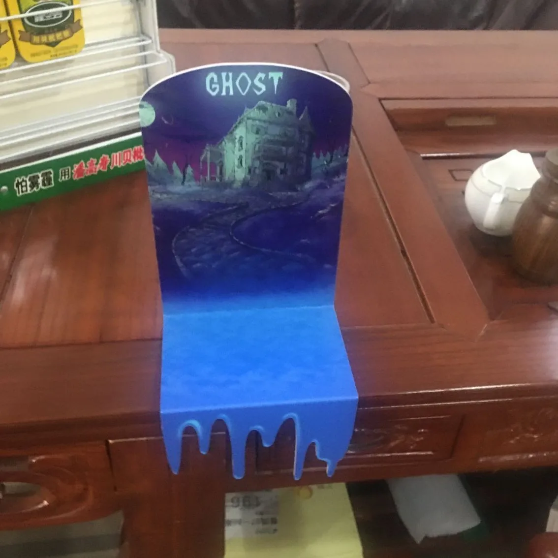 Tabletop L Shape Pvc Display Board
