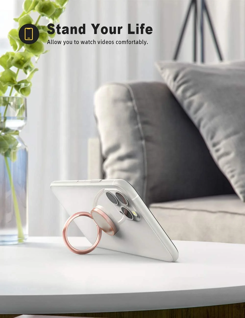 Phone Ring Holder 360 Adjustable Mobile Phone Loop Universal Cell