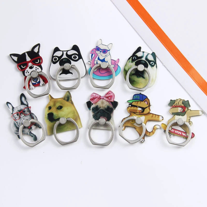Doigt Bague Support De Telephone Drole Dessin Anime Chien Chat Mobile Smartphone Support De Support De Tablette Acrylique Accessoires Support Pour Huawei Ipad Buy Doigt Anneau Telephone Titulaire Drole De Bande