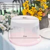Caja para pastel rosa de 10 pulgadas, modelo Taller.
