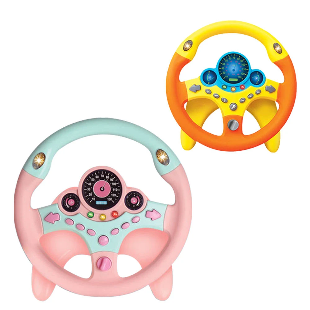 Симулятор Автомобиля Красной девушки, детская игрушка, руль, вибратор с одним и тем же автомобилем