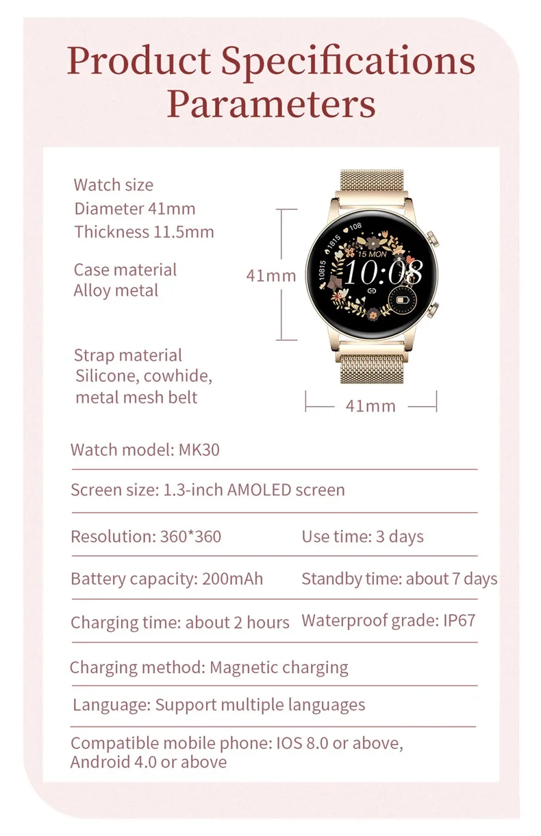 2022 Newest MK30 1.3 Inch AMOLED Calling Smart Watch 360*360 AMOLED Screen Heart Rate BT Call Smart Watch for Women (18).jpg