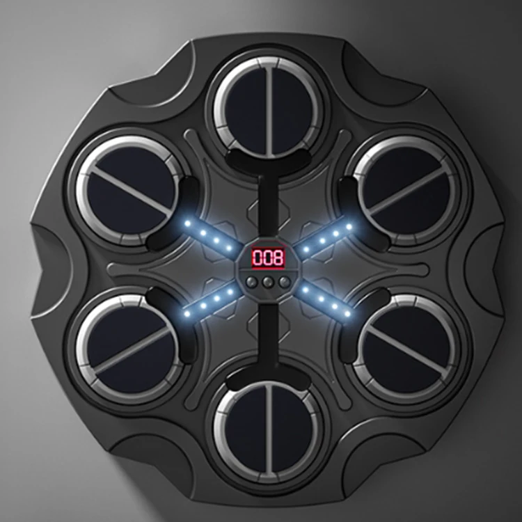 热卖家用运动玩具电子拳击墙目标拳击玩具儿童音乐拳击机