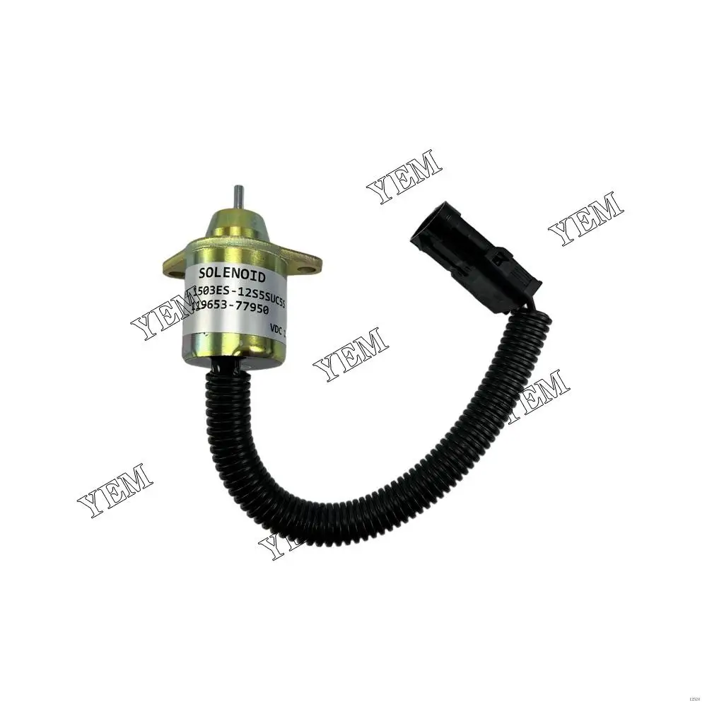 3TNE84 Fuel Shut Off Stop Solenoid SA-4562T SA-5213 1503ES-12S5SUC5S 119653-77950 119285-77950 for Yanmar