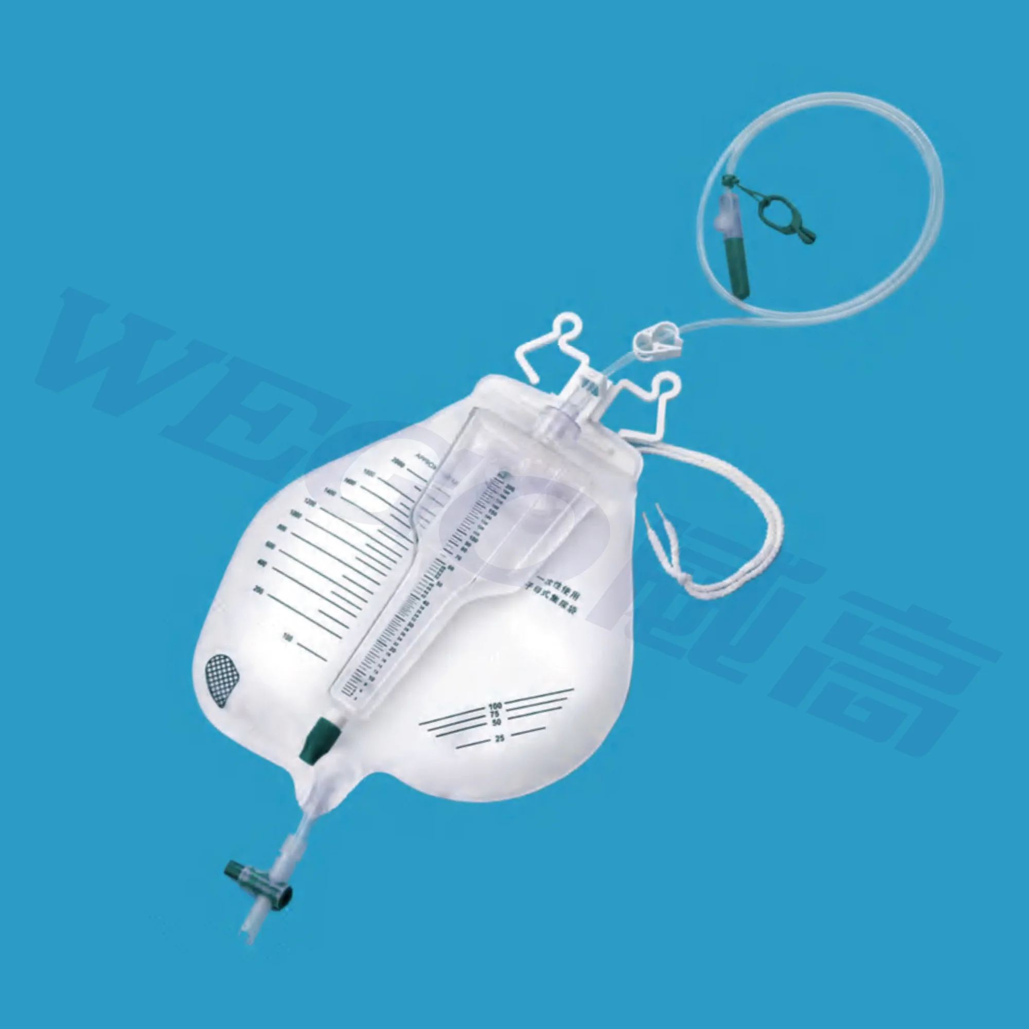 WEGO Disposable Medical Urinary Devices Drainage Bag ICU Use Precision Urine 2200/3000/3100ml