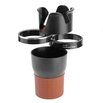 4 in 1 Multifunctional Car Cup Holder 360 Rotation Adjustable Vehicle Mounted Storage Containers Holders for Smartphone