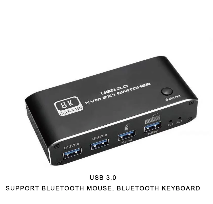 turnering nødvendig monarki Wholesale HotKey 8K HDMI 2 Port USB KVM Switch HDMI2.1 Switcher Support 2PC  Computers 2USB3.0 Support Blue tooth Mouse or Keyboard From m.alibaba.com
