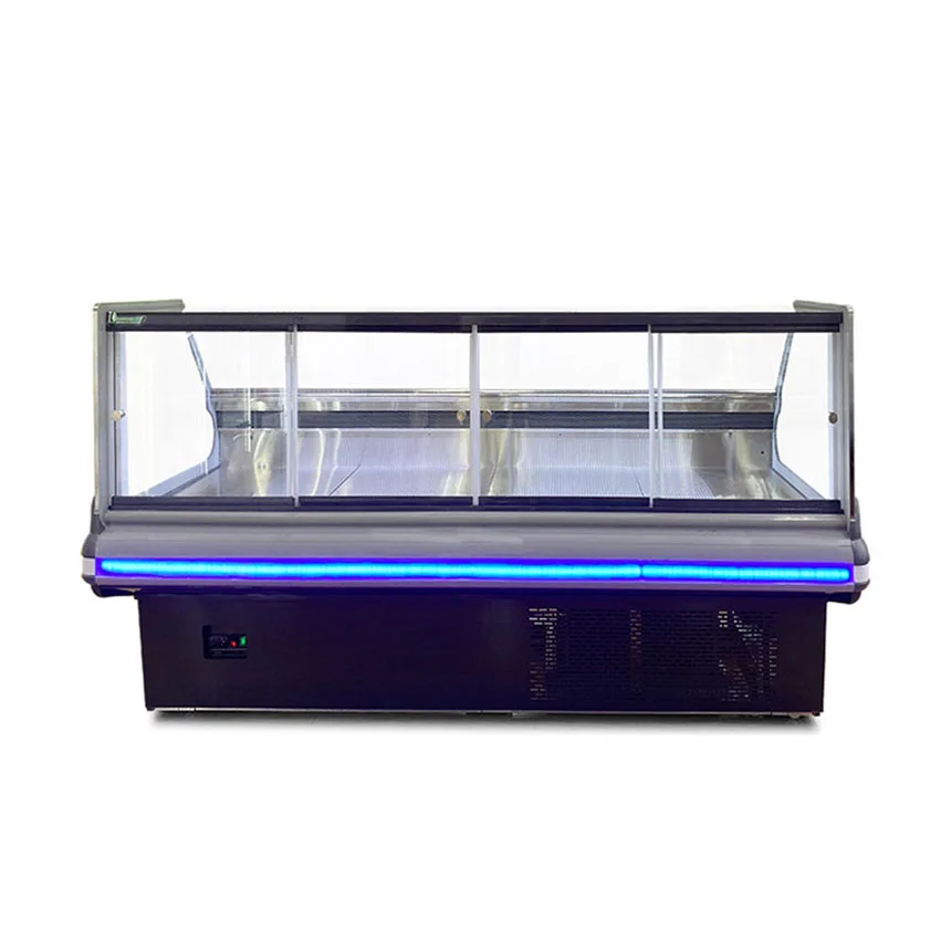 Counter Top Large Capacity Glass Cooked Deli Cold Food Storage Refrigerator Freezer