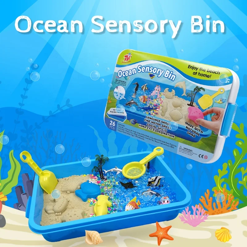 Ocean Sensory Bin Toys Fun and Learning for Kids