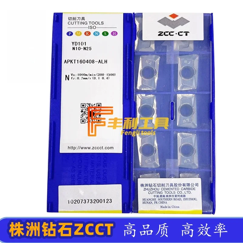 Zcc Apkt Yd101 Apkt160408-alh Indexable Milling Blade Carbide