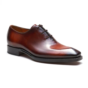 Factory Direct Sales Goodyear Welted Genuine Leather Shoes Men's Oxford Formal Genuine Leather Shoes