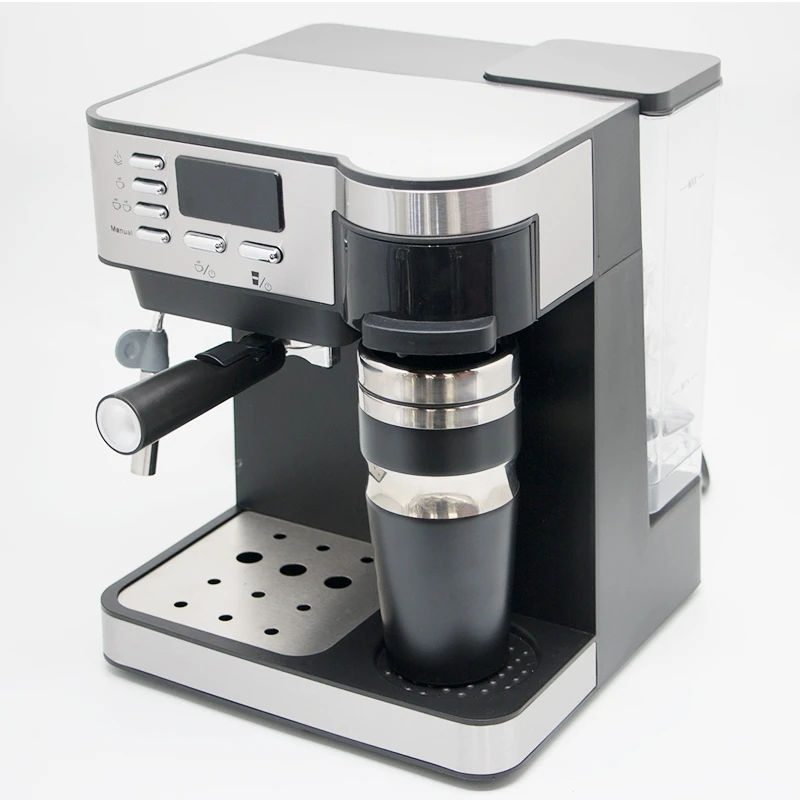 Cafetera Espresso Por Goteo Y 2 En 1,Máquina Para Hacer Espresso Y  Capuchino - Buy 15 Bar Bomba De La Máquina De Café,Café,Máquina De Café  Espresso Product on Alibaba.com