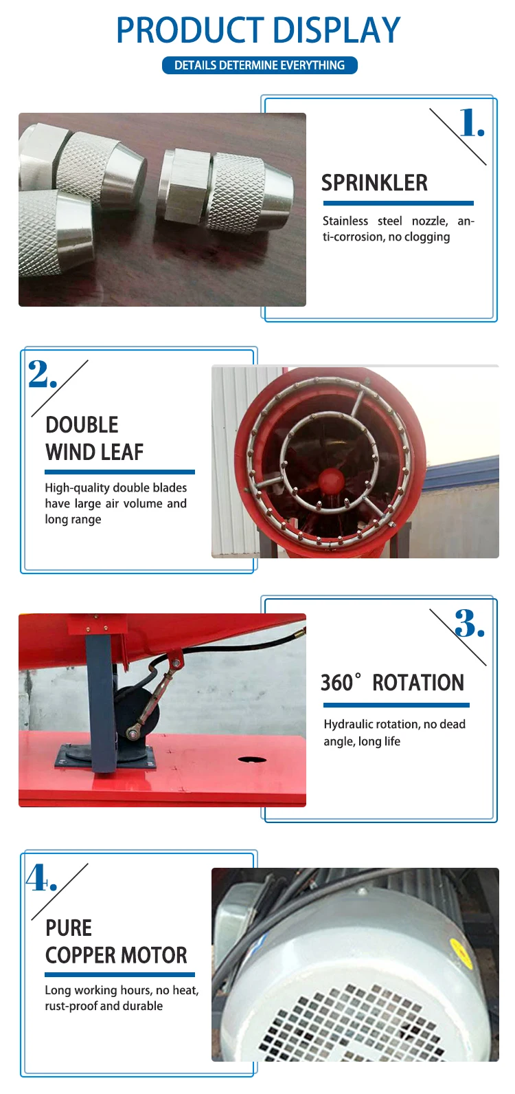 Electric Vehicle-Mounted Fog Cannon Sprayer with Automatic/Remote ...