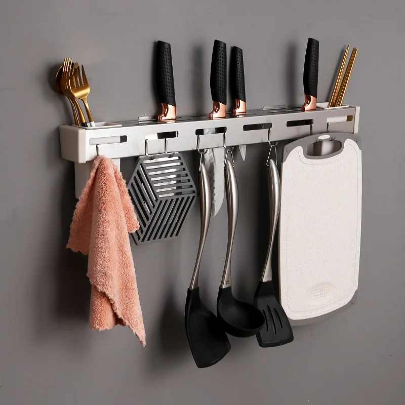 Modern Stainless Steel Knife Holder Black Color with Hook for Kitchen Storage Drawer Organizers Economically Priced for Hotels
