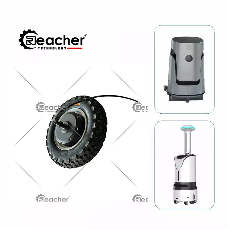 Reacher 48v 1000w Brushless Hub Motor Electric Car Wheel Robot Agv Hub
