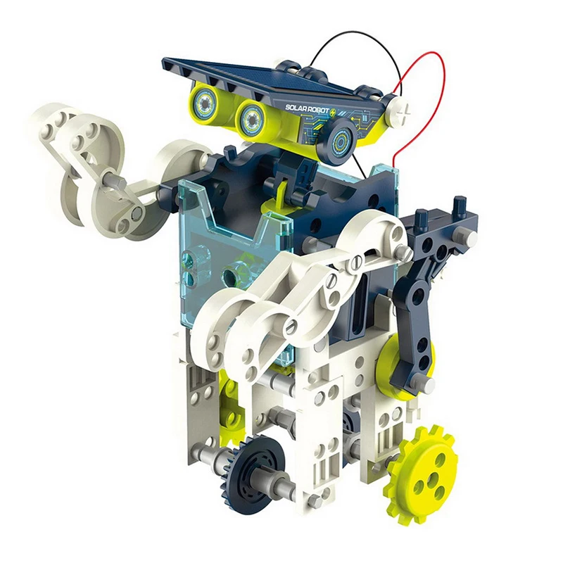 12 в 1 игрушечный робот на солнечной батарее