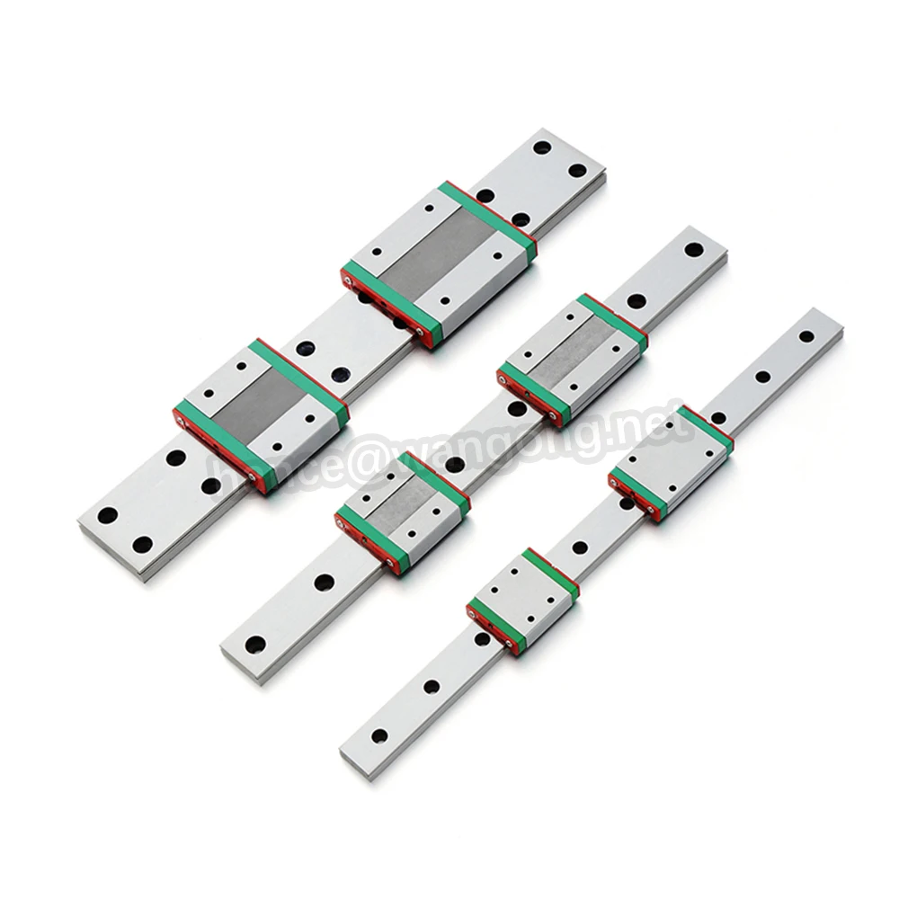 Guida Di Scorrimento Per Binario Di Guida In Acciaio Con Mini Cuscinetti A Binario Lineare Da 9mm + Blocco Scorrevole - 3
