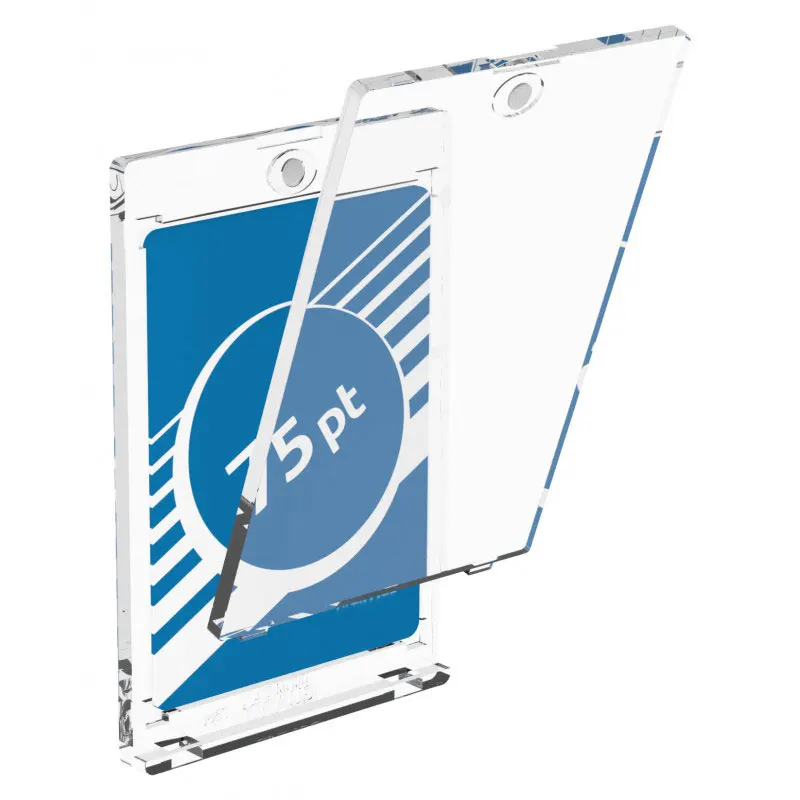 Card Holders 3"x4" Inches Trading Card Sleeves Plastic Hard Sleeves  Magnetic Card Holders Waterproof Transparent One Touch