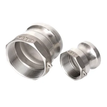 Stainless Steel QF Series Quick Connector, Full Flow, 316 SS, 1/4"-1", Industrial Grade, Swagelok Compatible