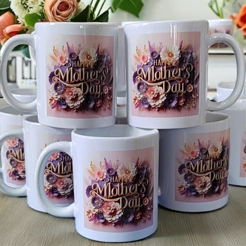 11oz white sublimation mug can be used for holiday gift mug