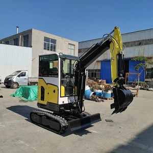 Free Shipping EPA/EURO 5 Chinese New Mini Excavator 2ton 1ton 1.2 Ton Excavator Cabin Mini Digger for Sale