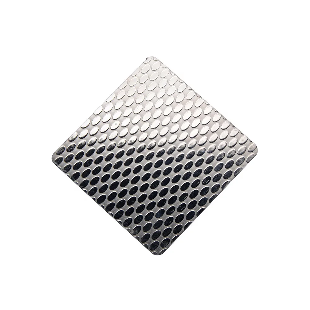 Stainless Steel  Pattern Plate 301 304 316 Anti Skid Diamond/Tread Chequered /Embossed Checkered Stainless Steel Sheet