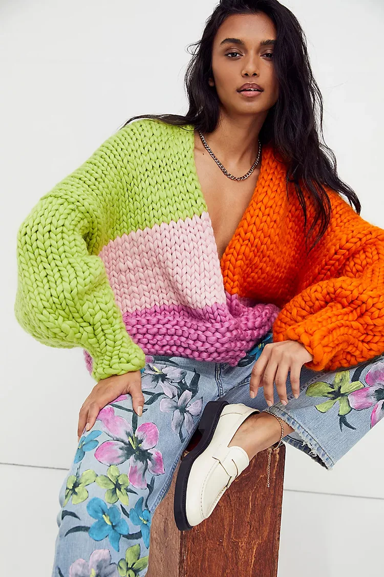 wonderland chunky knit cardigan pattern