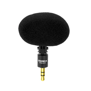 COMICA CVM-VS10 Mini Flexible XY Stereo Microphone 3.5mm TRS Cardioid Mini Mic for Gopro Camera Smartphone Video Recording detail image