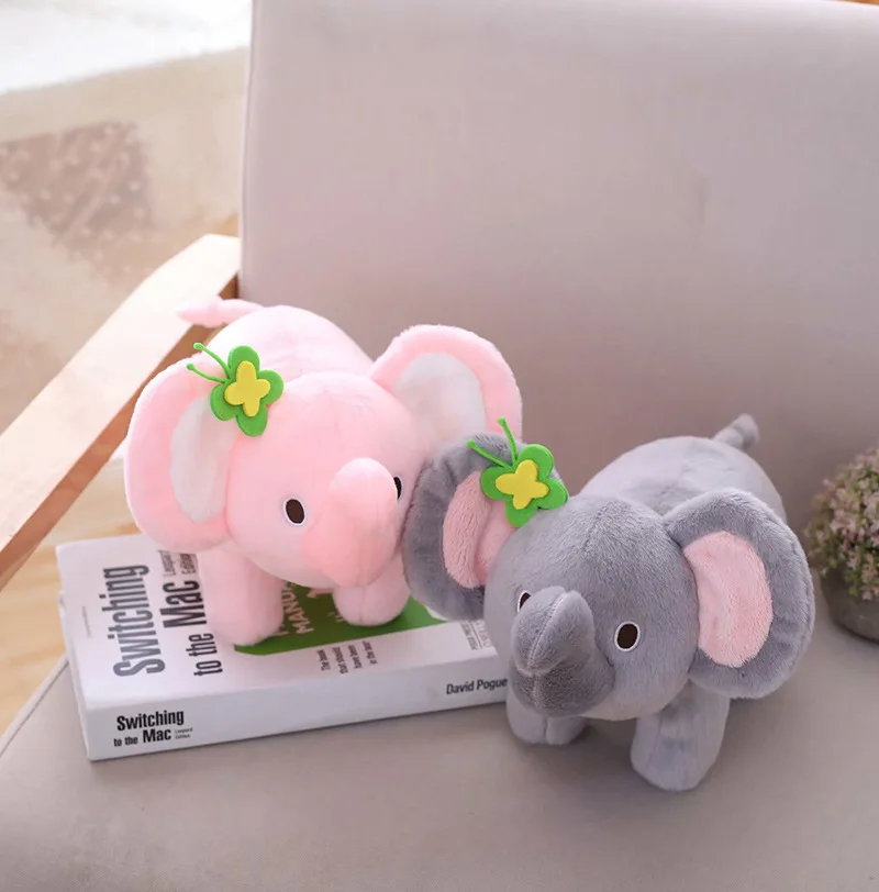 CustomPlushMaker: Cartoon Elephant Decoration Plush, Comfort Pillow, Children's Gift, Wholesale Claw Machine Dolls：Cartoon Elephant