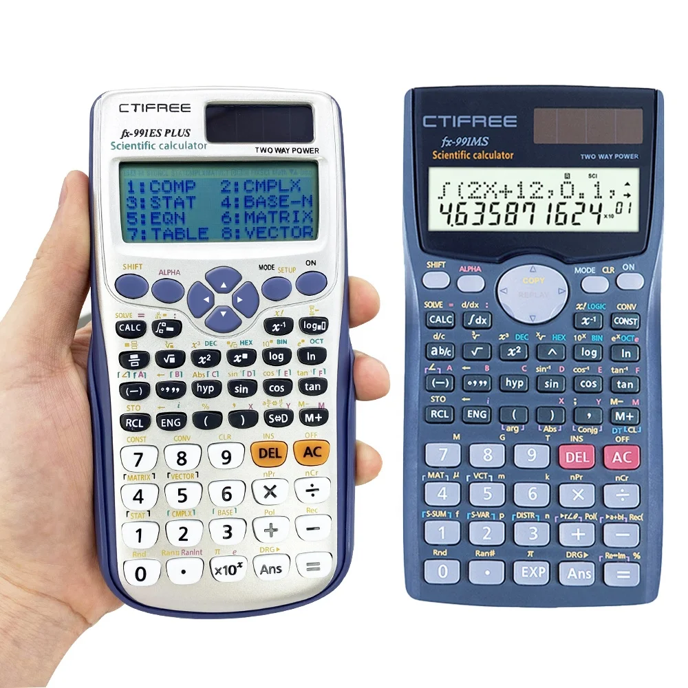 High School FX-991 Es 991ms Calculator Multi-Function Examination 240 401  417 Function Lines LCD Digital Scientific Calculator