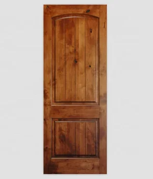 Low Cost Knotty Pine Wood Doors with Frame