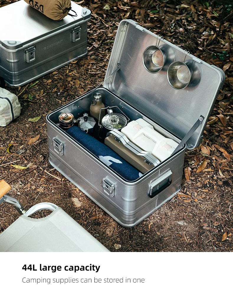 Shimoyama Outdoor Camping Storage Box Aluminum Alloy Hunting Gear And