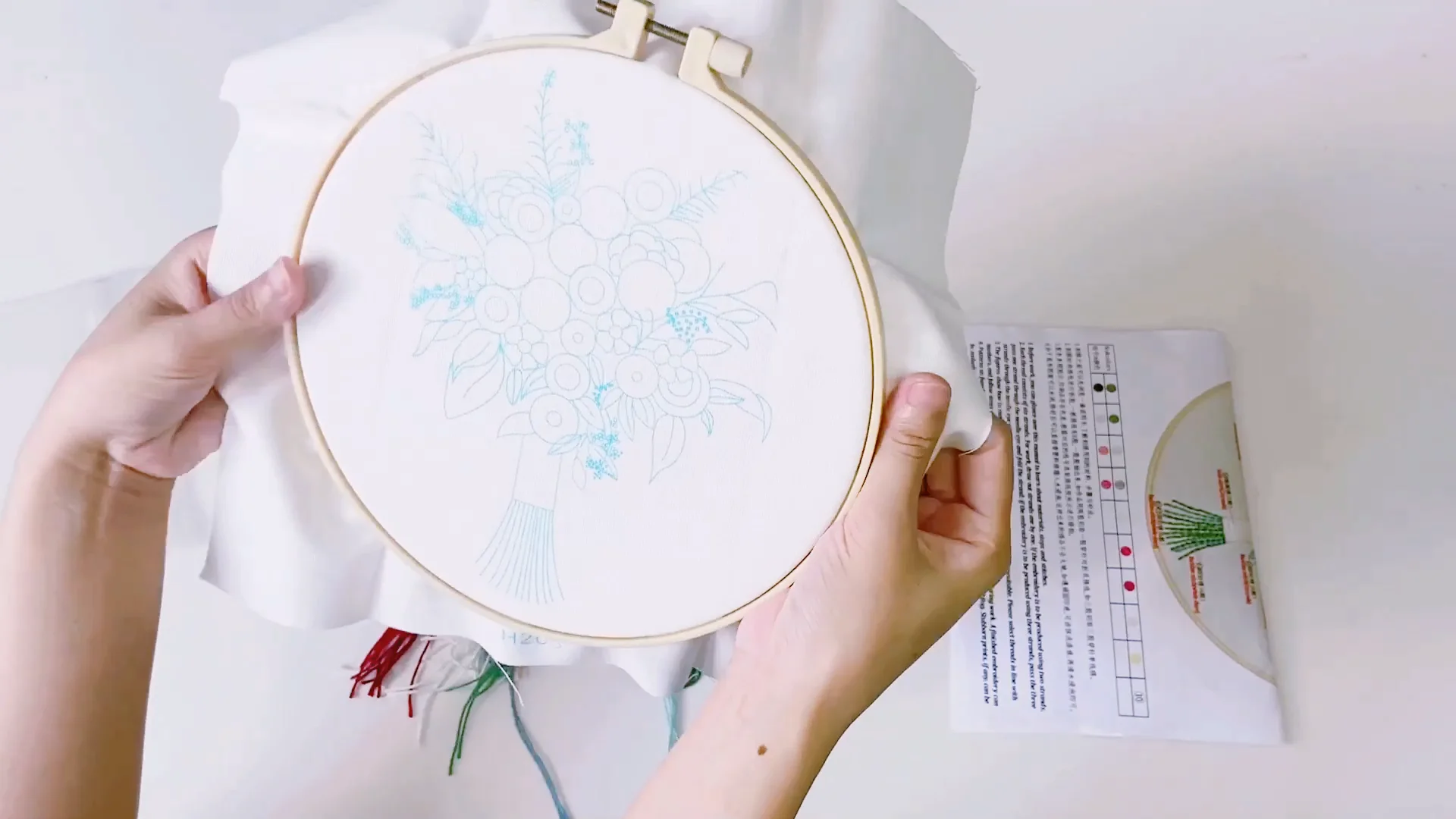 Customize Tambour Embroidery Starter Kits with Hoop