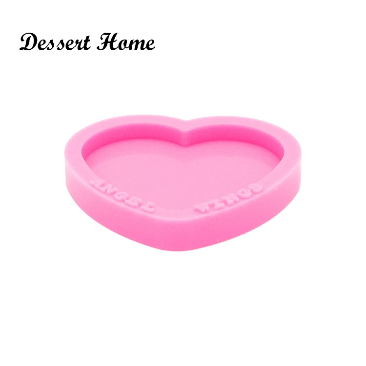 DY0449 Shiny Glossy Doctor Stethoscope Love Shape Mould Silicone