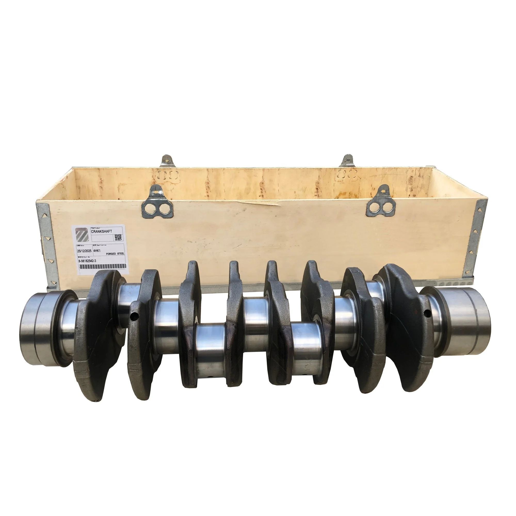 Heavy Duty 4HK1 Forged Steel Crankshaft 8-98182542-3 8-98029270-0 for Isuzu Engine Excavator Truck Engine Parts - Gupta Tractor Spares Co.