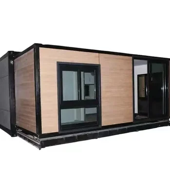 Fully Equipped 40ft Light Steel Modular House Expandable Prefab Container Home Office Made with Sandwich Panel