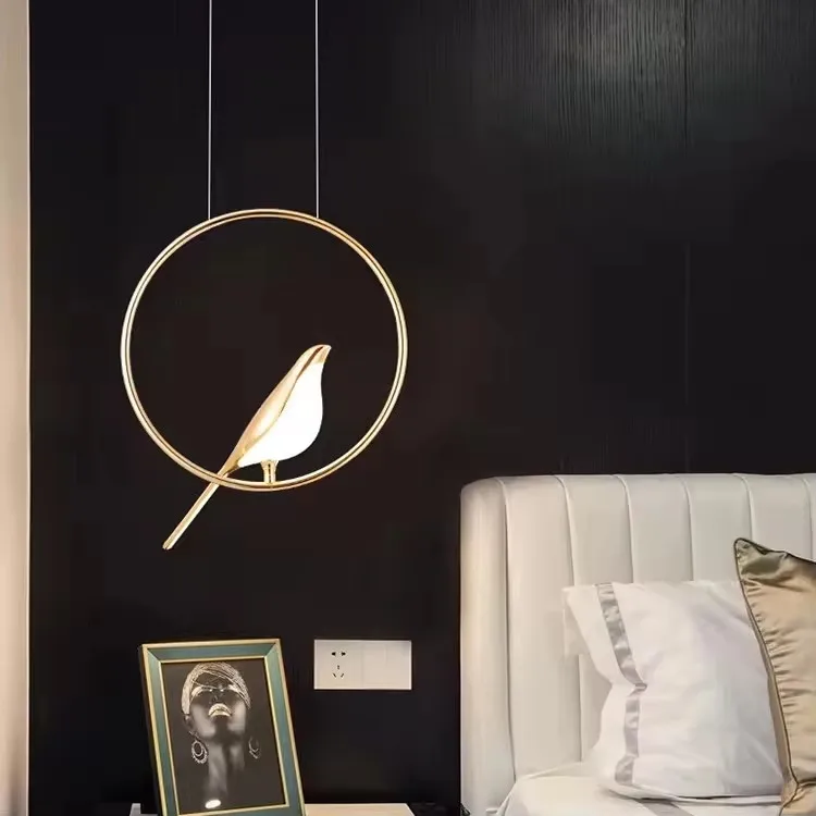 Kasanto Lighting Original Nomi Bird Pendant Lamp Modern Small Size Fancy Magpie Decorative Chandelier & Pendant Lights