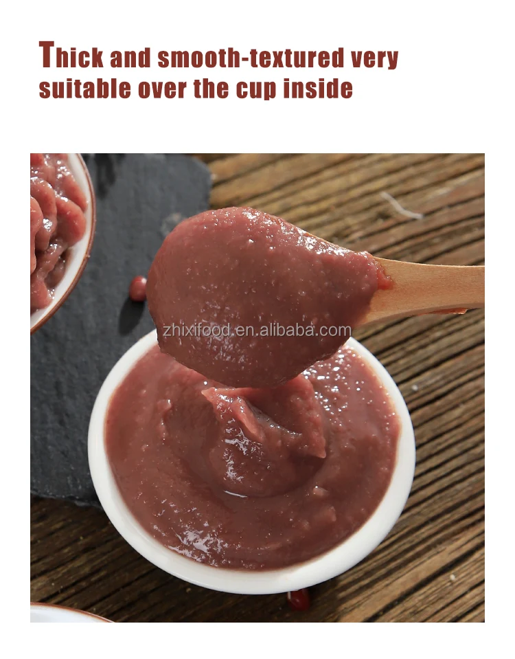 920g Canned Small Red Beans Paste Sweet Red Bean Puree Or Bubble Tea And Dessert Buy Red Beans