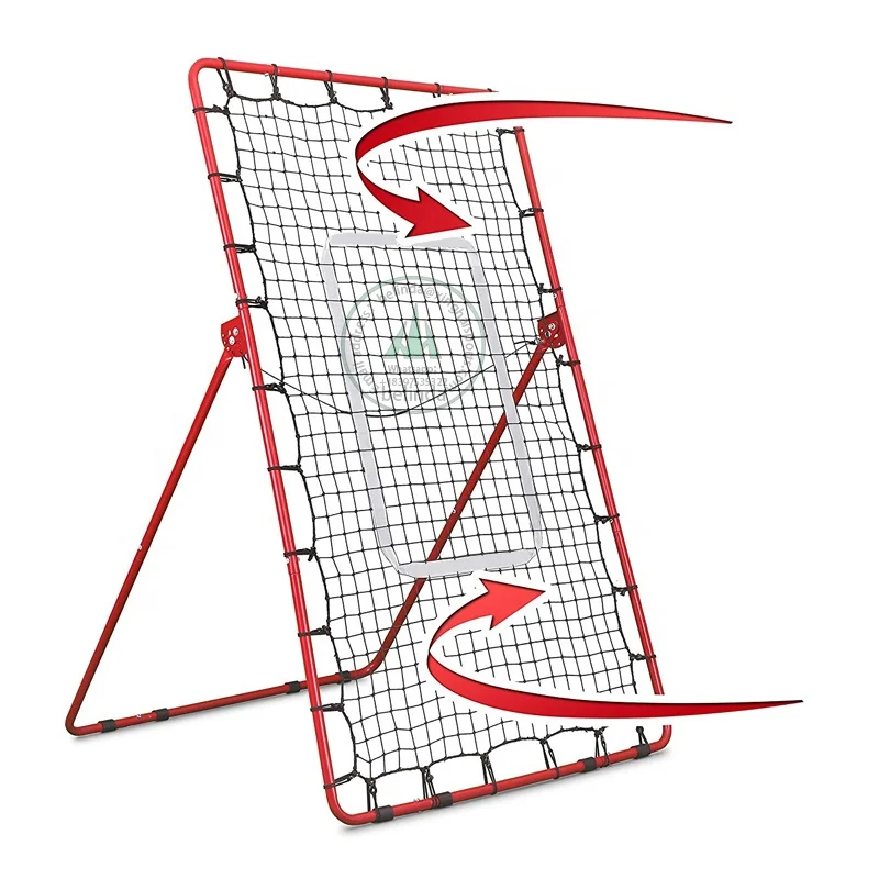 Volleyball Rebounder Net 4x7ft Volleyball Bounce Back Net With 5 Rebound Angles Target