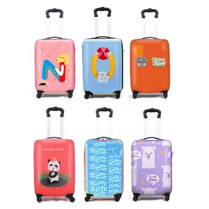 18inch Popular Cartoon Films Character Design Travelling Kids Carry Luggage Trolley case for Kids