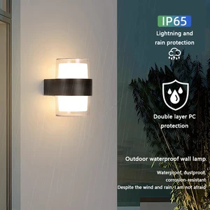 LED Modern Outdoor Wall Lamp Decorative Garden Light Aluminum up and Down Light Waterproof Outdoor Light Fashion  10W