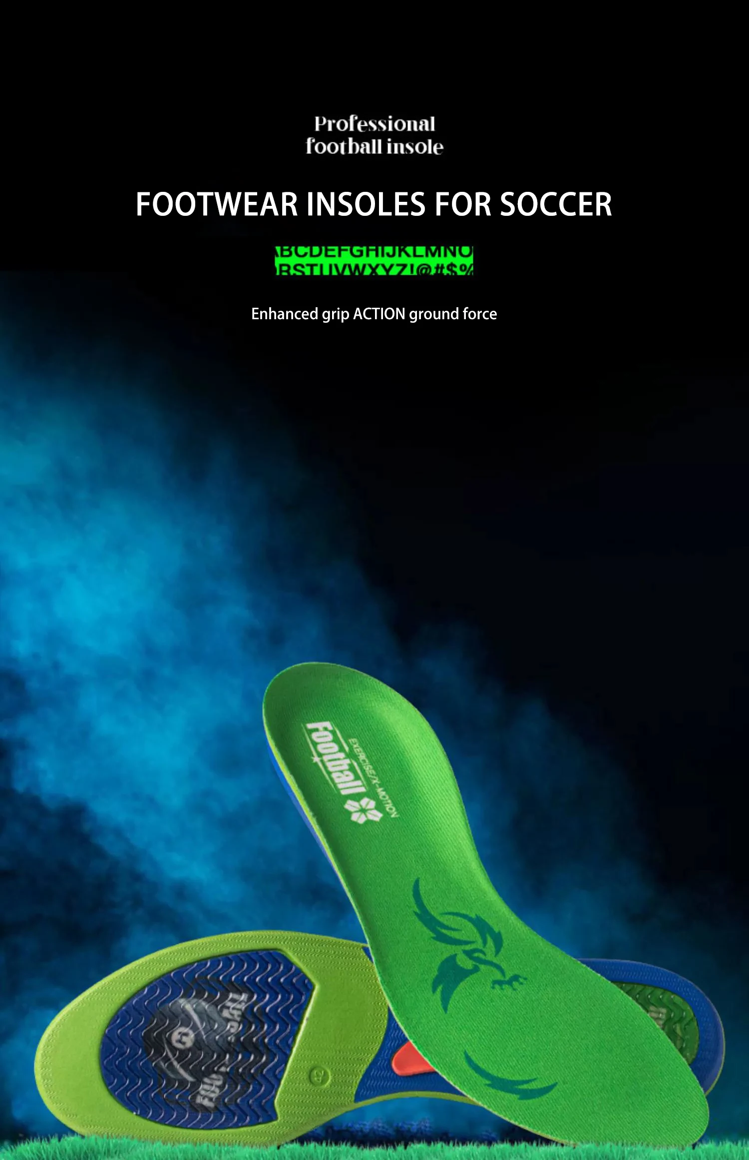 Custom Football Shoe Insoles Shock Absorbing Wholesale