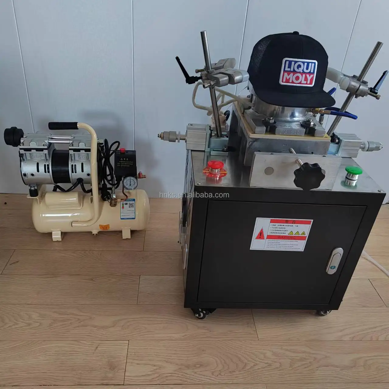 Automatic Small Shop Use Baseball Hat Cap Ironing Machine Single Head Hat Cap Making Machine with Good Price