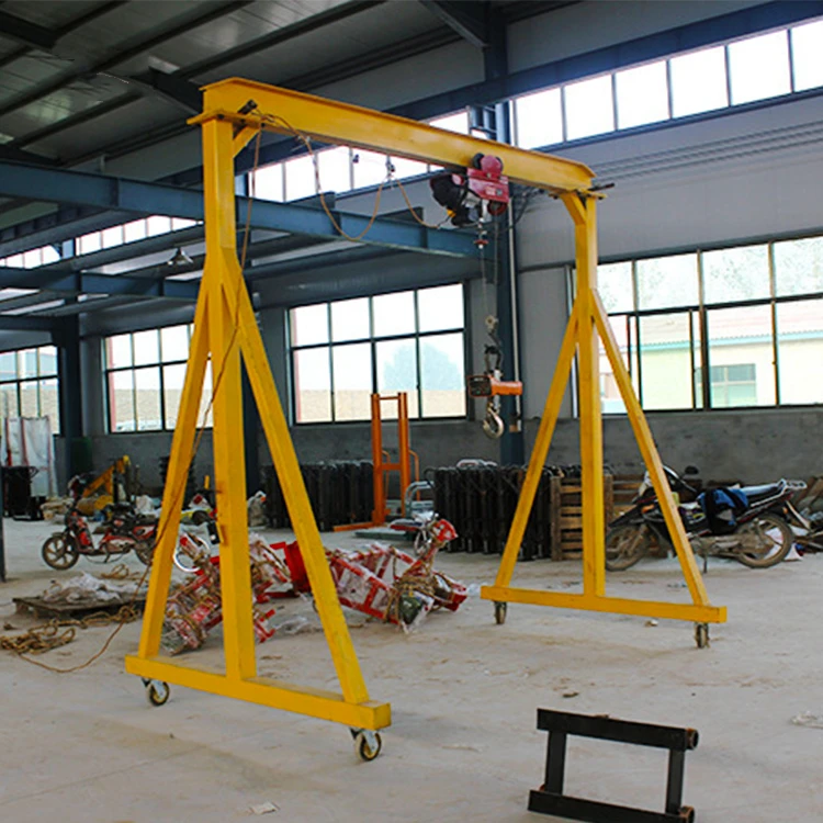 Portable 3 Ton Small Gantry Crane 5 Ton 10 Ton Gru A Cavalletto ...