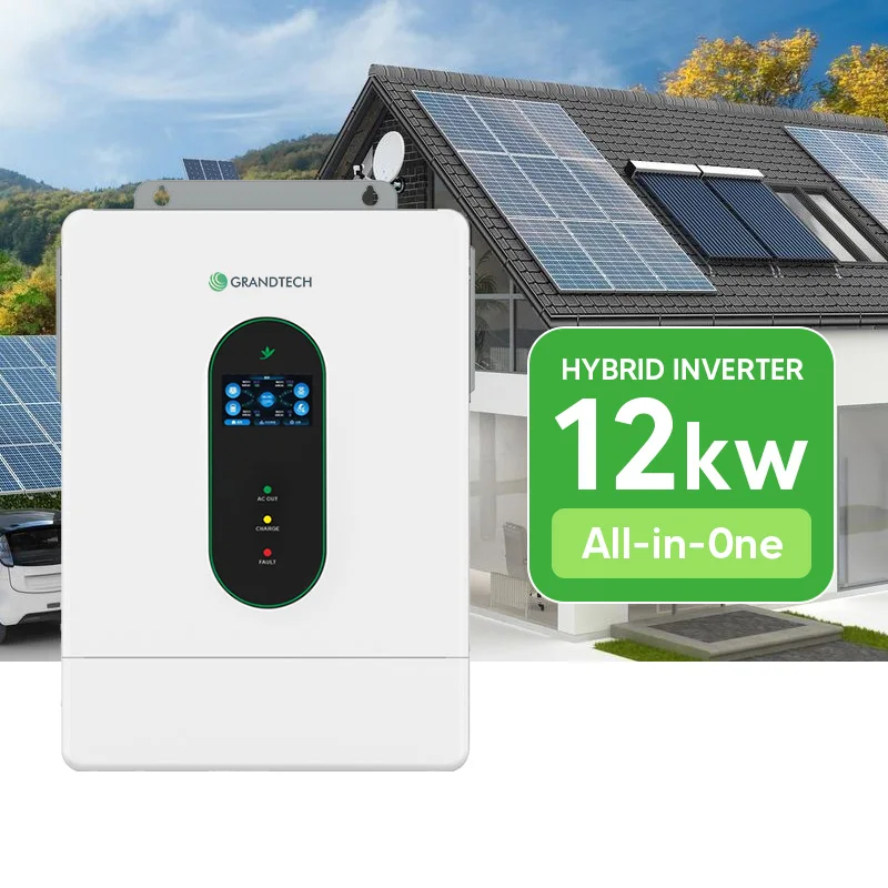 inverter solar hibrid de 12 kW, 48 V, off-grid, în curent alternativ (AC), tip „string”, automat, 60 Hz, cu fază divizată, inverter on-grid, cu conectare la rețea (DC/AC)