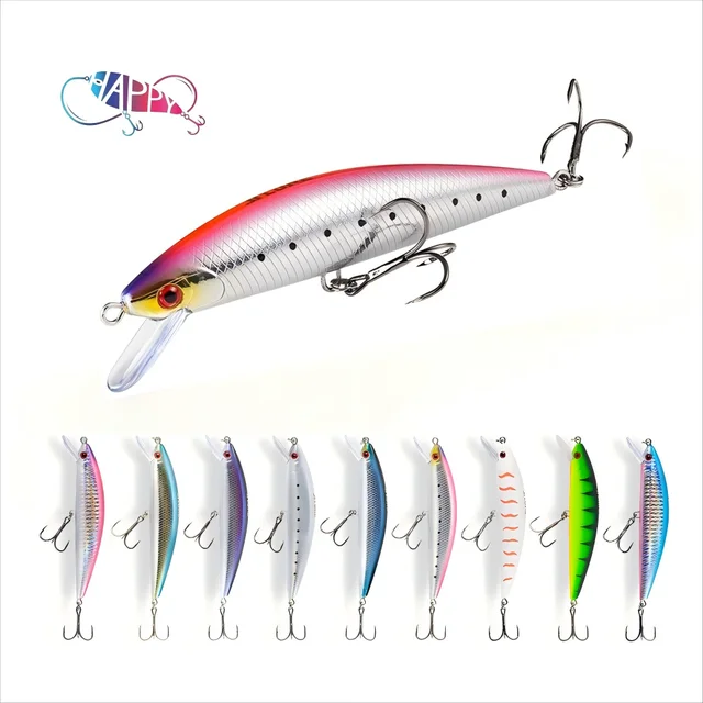 Biomimetic Lure  Long Casting Submerged Mino 42g/63g Hard Bait Super Fishing Gear Sinking BKK Tri-hook Pin Tail Saltwater Minnow